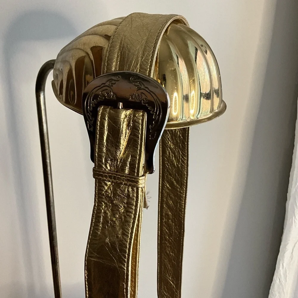 Studded bronze gold western bag - Picture 8 of 8